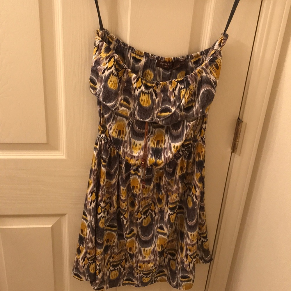 strapless sun dress